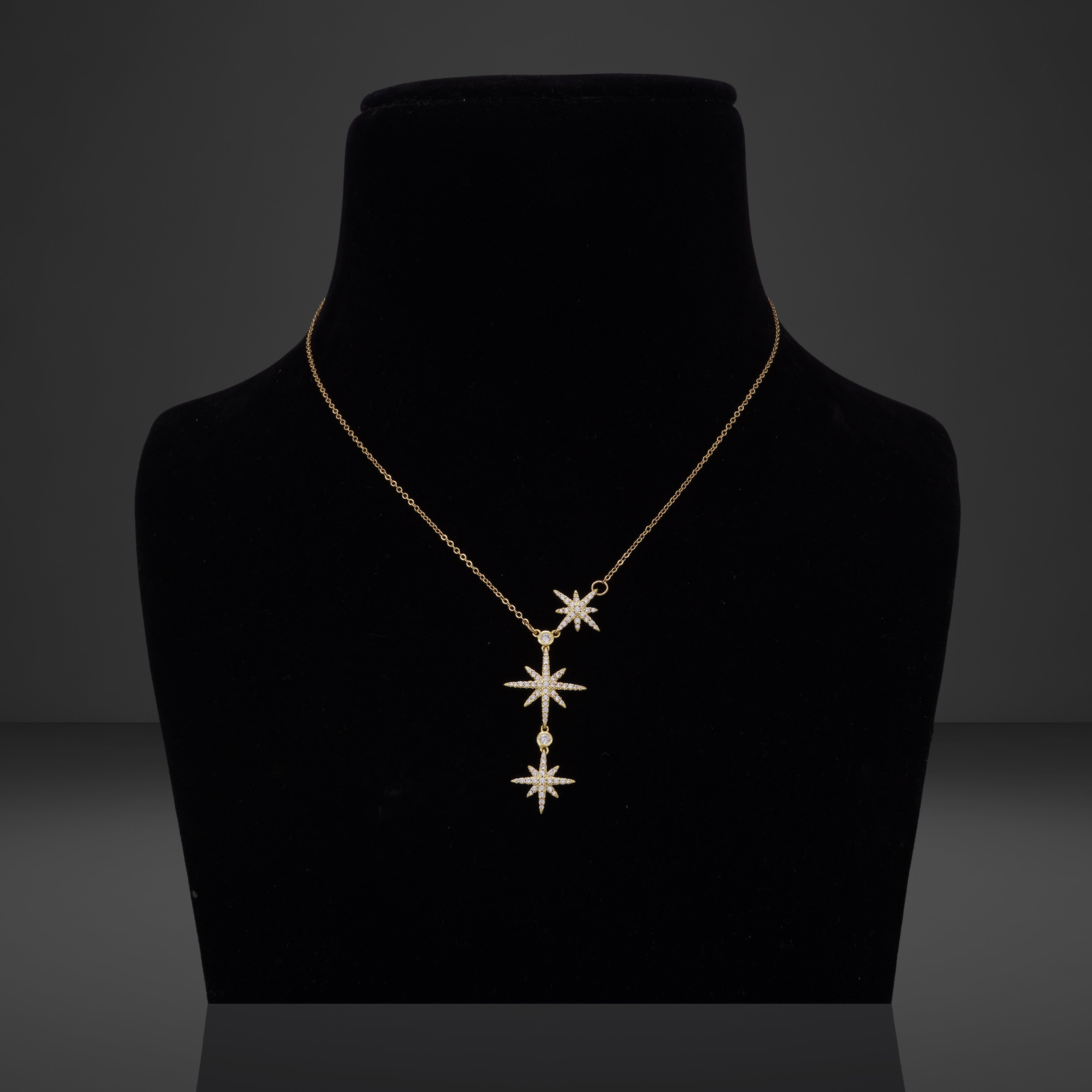 The Northstar Pendant -18KT Gold Plated