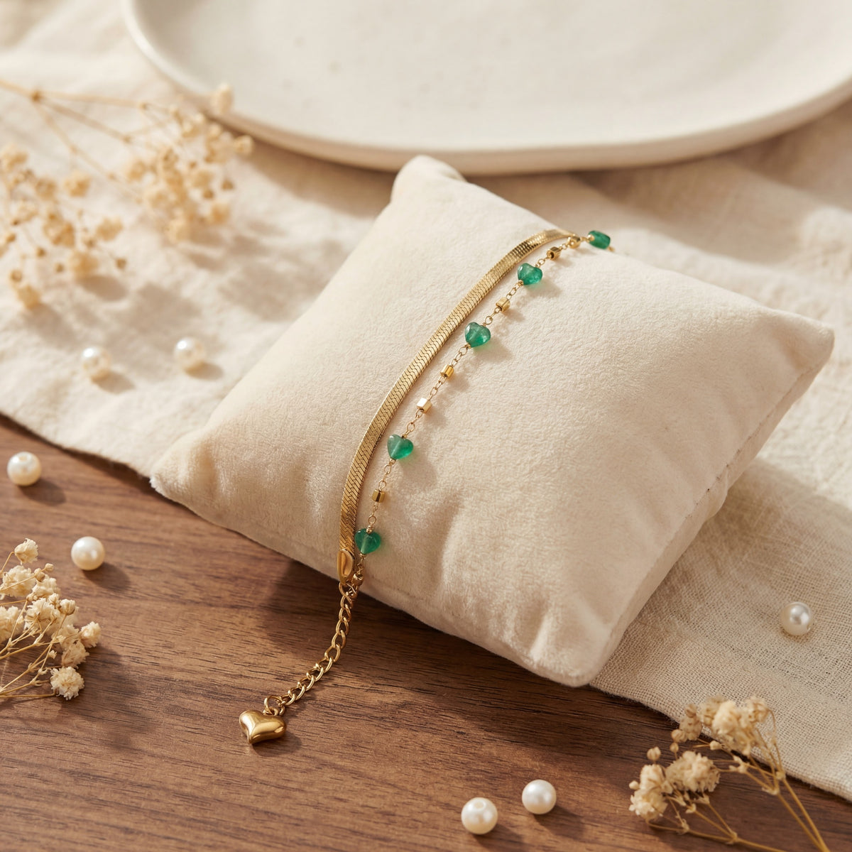 Emerald Isle Bracelet -18KT Gold Plated