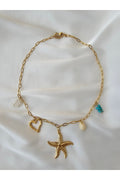 Heart of Ocean Pendant - 18KT Gold Plated