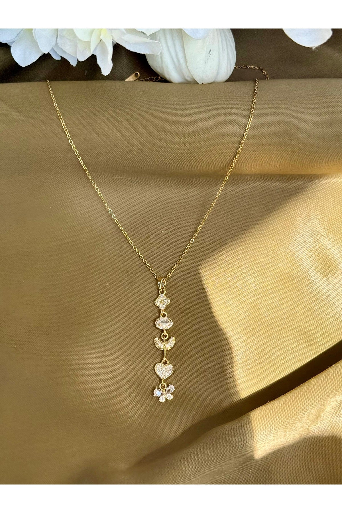 Cosmic Fortune Pendant -18KT Gold Plated