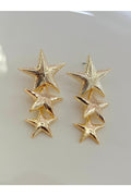Showstopper Star Studio Earrings -18KT Gold Plated
