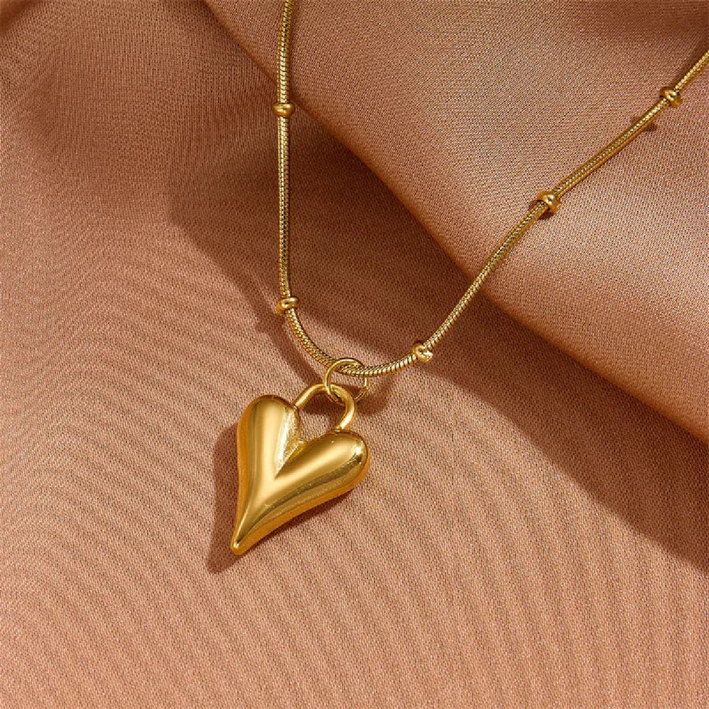 Dainty Heart Pendant - Demifine 18KT Gold Plated