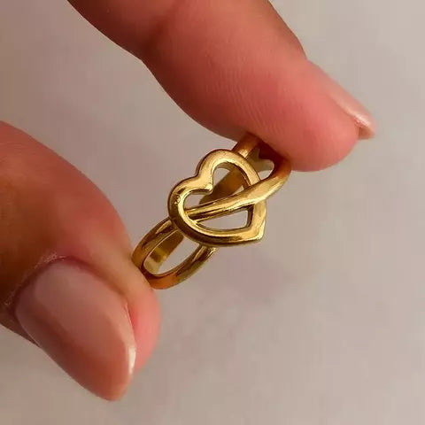 Amor Ring-18KT Gold Plated