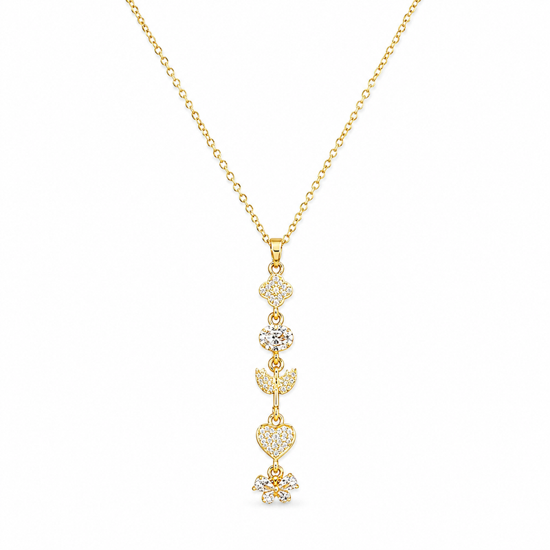 Cosmic Fortune Pendant -18KT Gold Plated