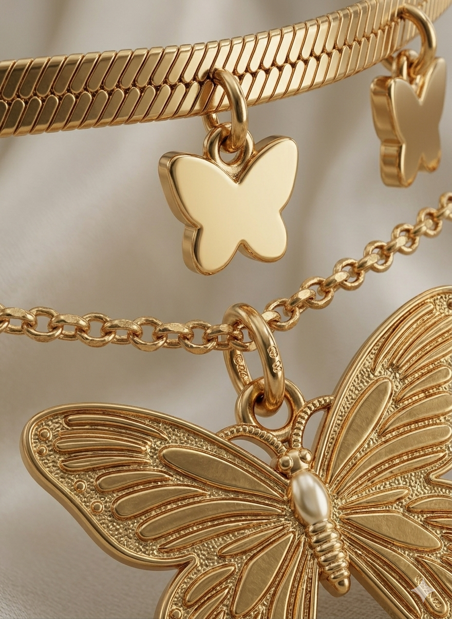 Flutter like a Butterfly Anklet