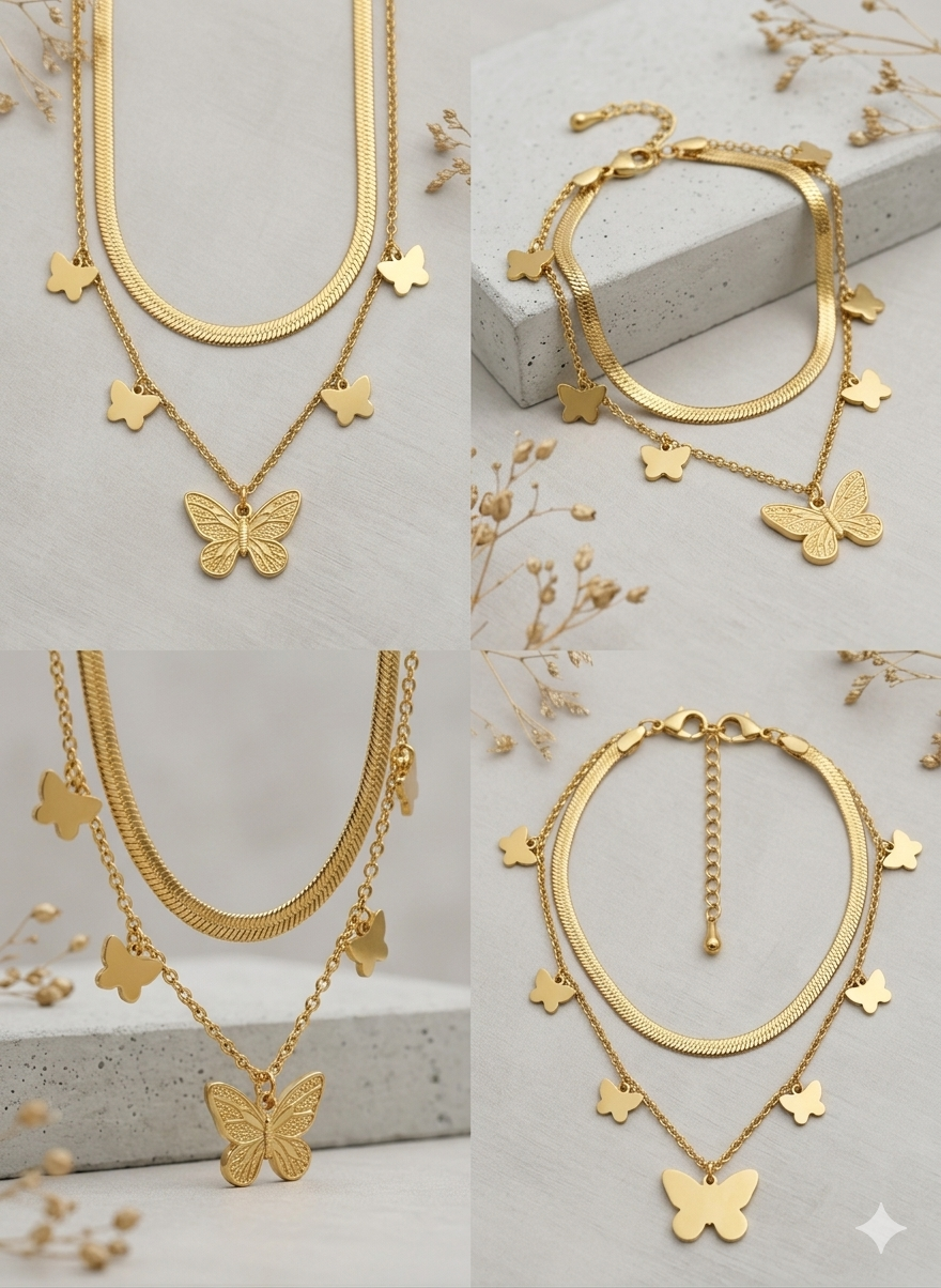 Flutter like a Butterfly Anklet