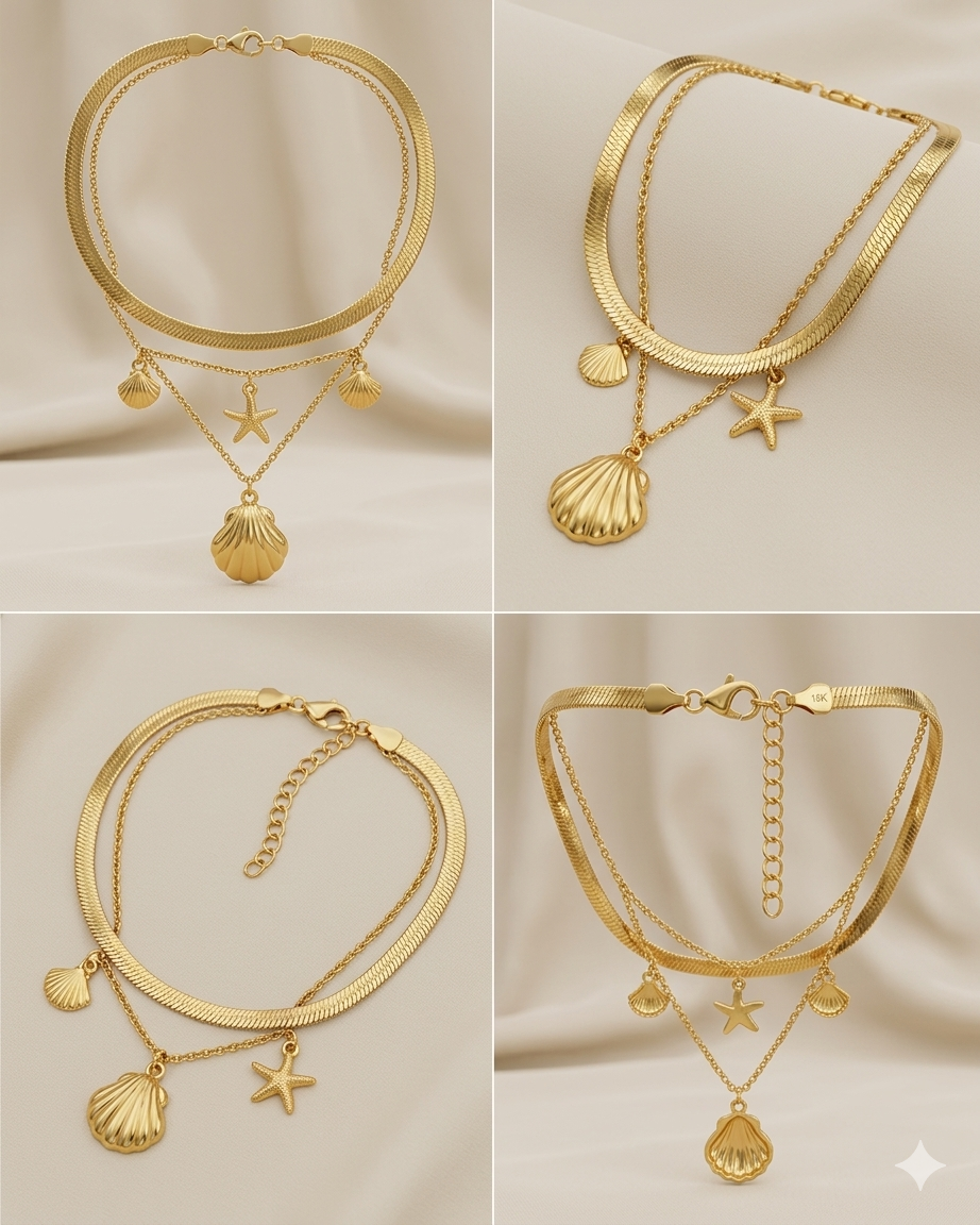 I am a Mermaid Anklet - 18Kt Gold Plated