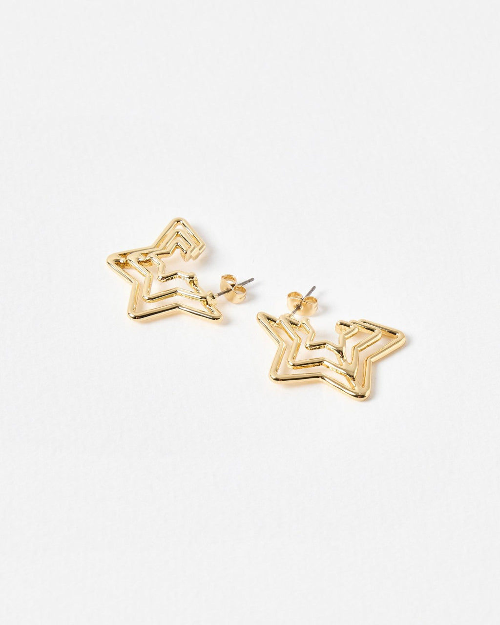 Rockstar Stud Earrings - 18KT Gold Plated