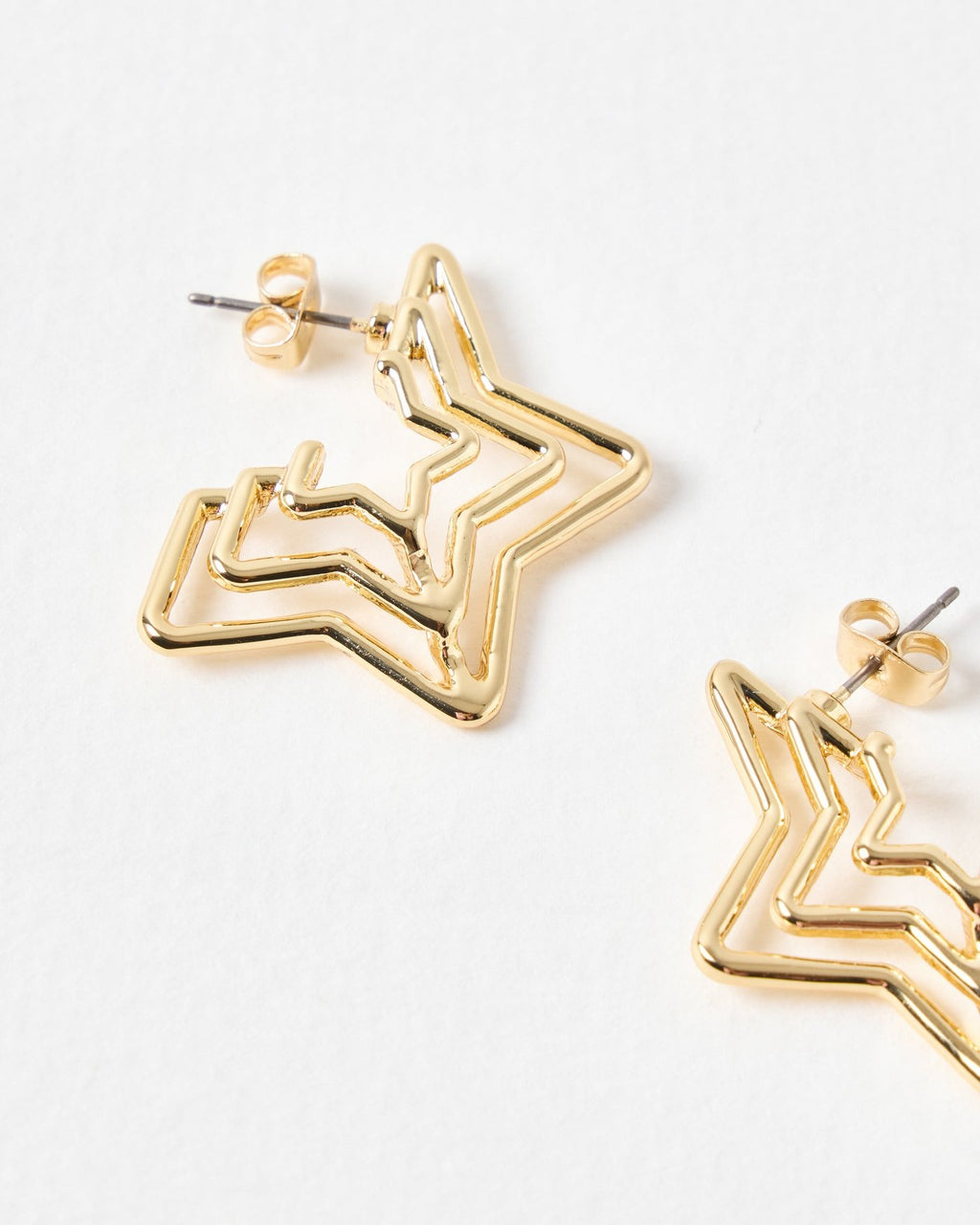 Rockstar Stud Earrings - 18KT Gold Plated