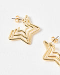 Rockstar Stud Earrings - 18KT Gold Plated