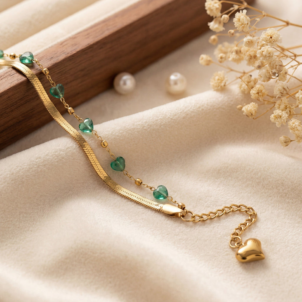Emerald Isle Bracelet -18KT Gold Plated