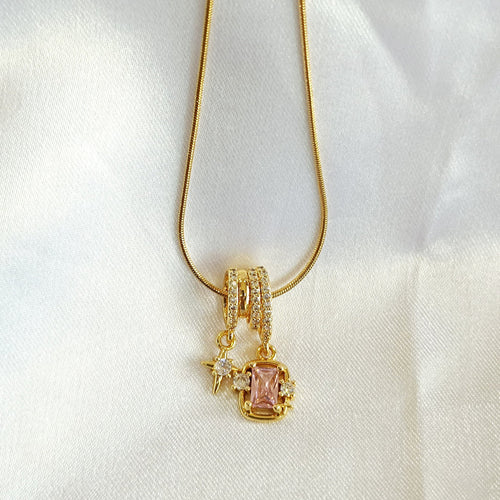 Celestial Mystic Charm Pendant - 18KT Gold Plated
