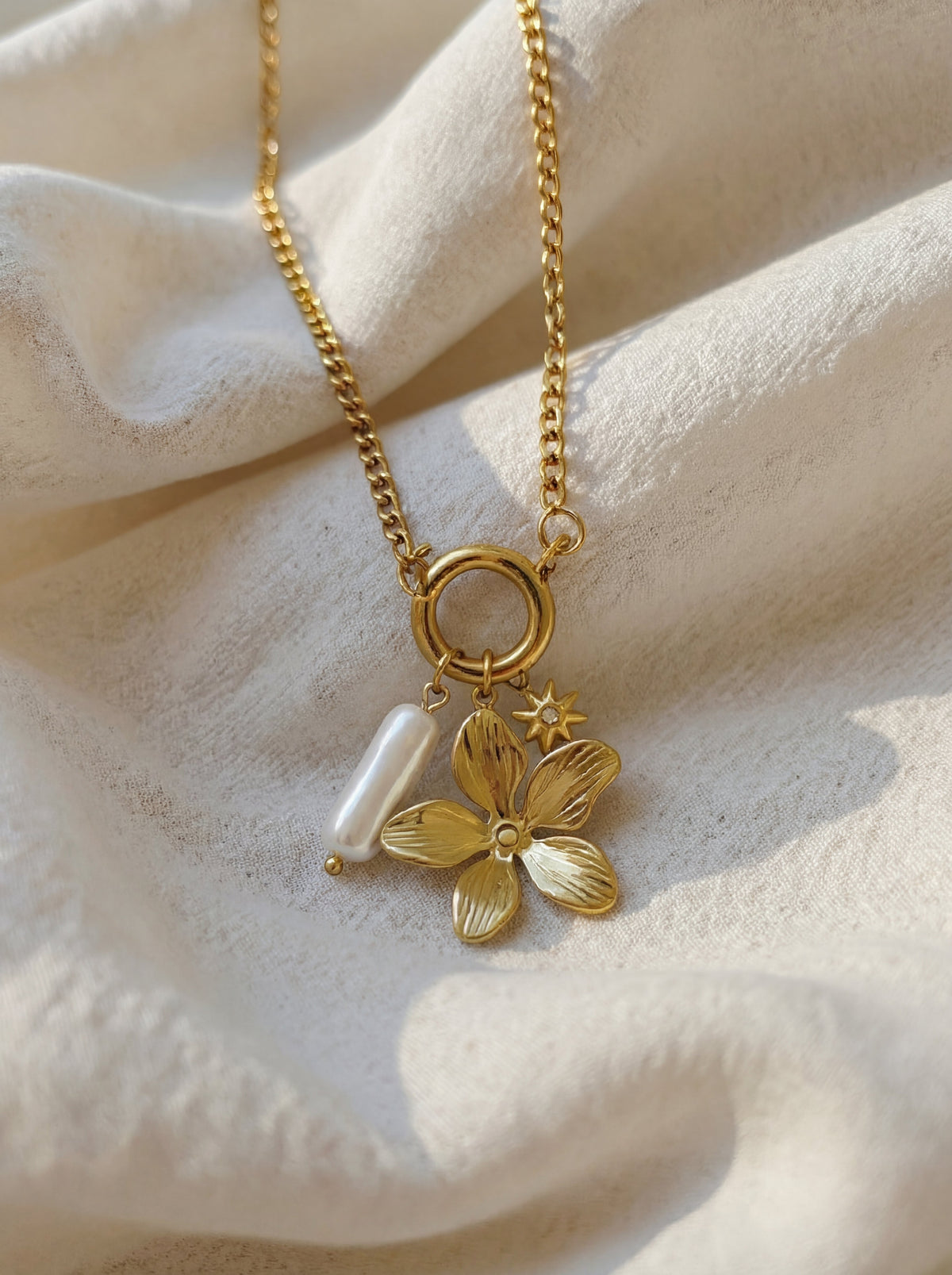 Floral Dream MOP Charms Pendant