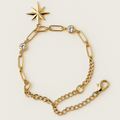 North Star Charm Bracelet - Demifine 18KT Gold Plated