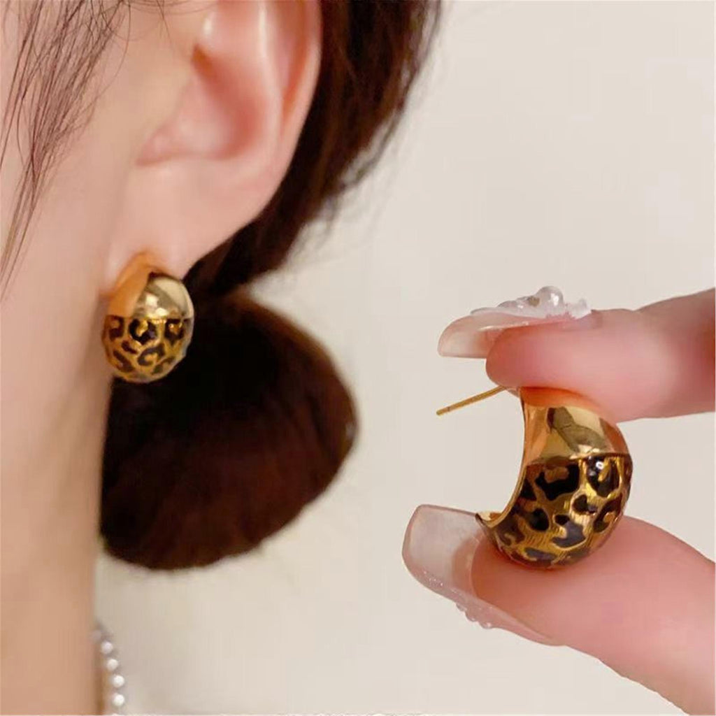 The Wildcat Stud Earrings -18KT Gold Plated
