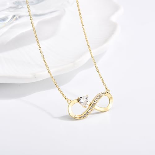 Till Infinity Love Pendant -18KT Gold Plated