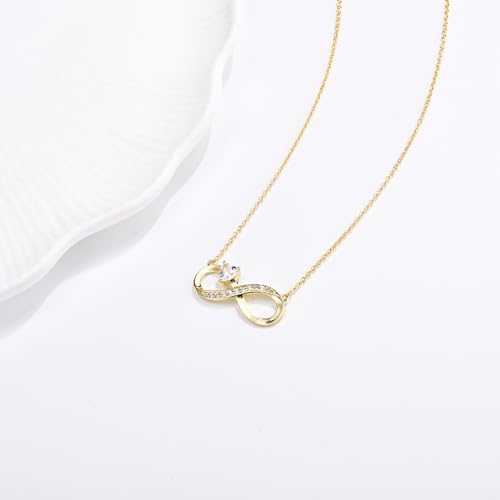 Till Infinity Love Pendant -18KT Gold Plated