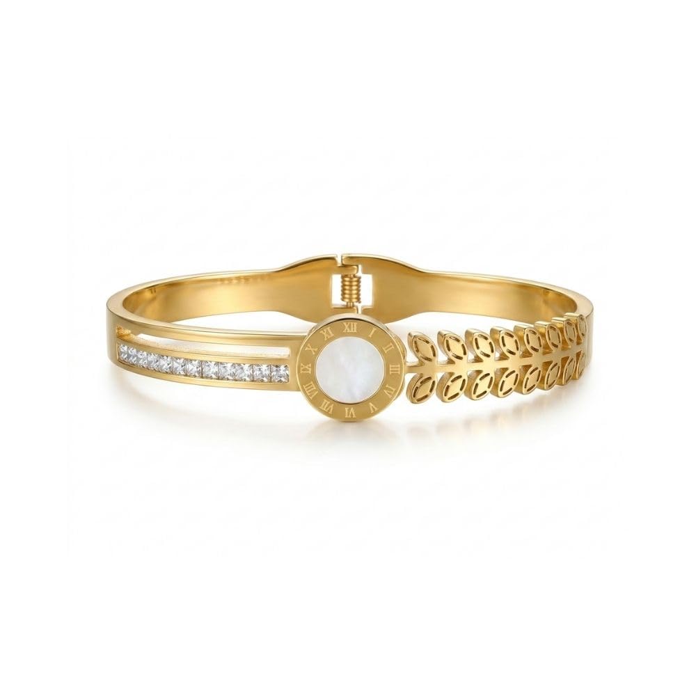 Nexus Roman Cuff - 18KT Gold Plated
