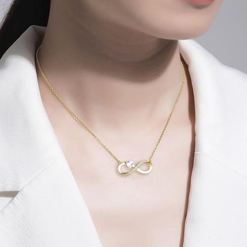 Till Infinity Love Pendant -18KT Gold Plated