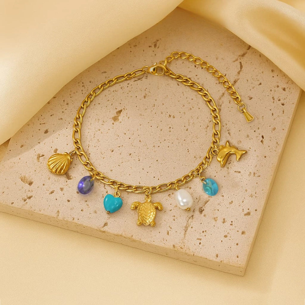 The Coastal Keepsake Bracelet -18KT Gold Plated