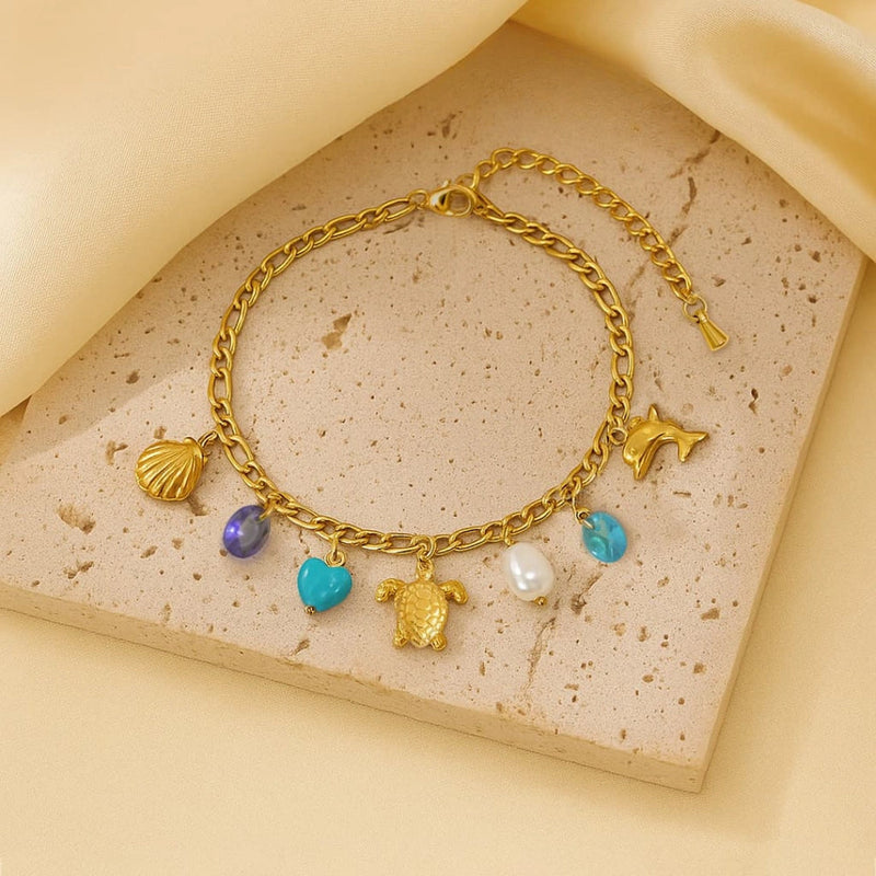 The Coastal Keepsake Bracelet -18KT Gold Plated