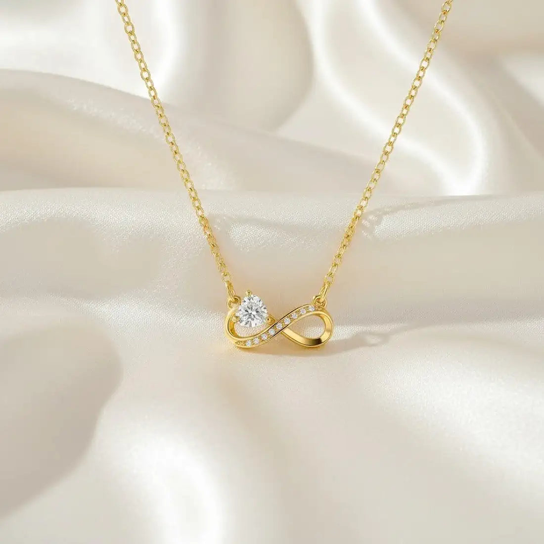 Till Infinity Love Pendant -18KT Gold Plated