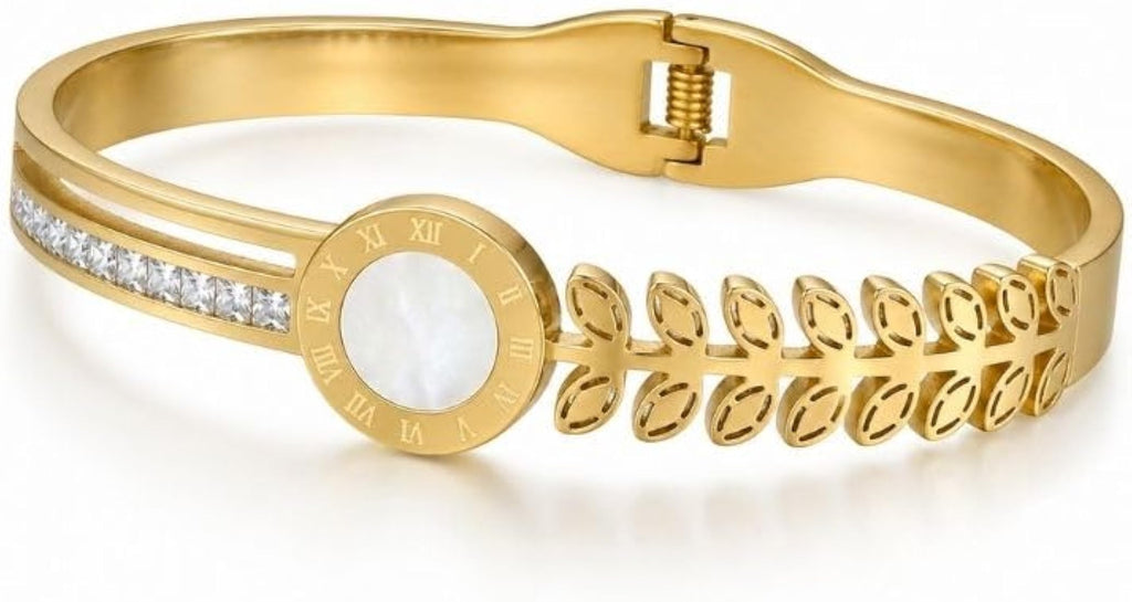 Nexus Roman Cuff - 18KT Gold Plated
