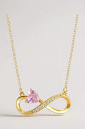 Infinity Love Rose Pendant -18KT Gold Plated