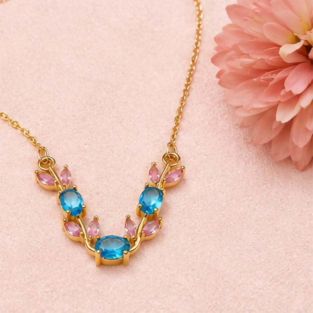 Tulip Garden Pendant -18KT Gold Plated