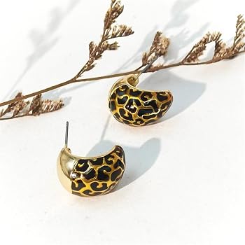 The Wildcat Stud Earrings -18KT Gold Plated