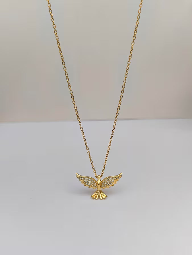 The Phoenix Pendant -18KT Gold Plated
