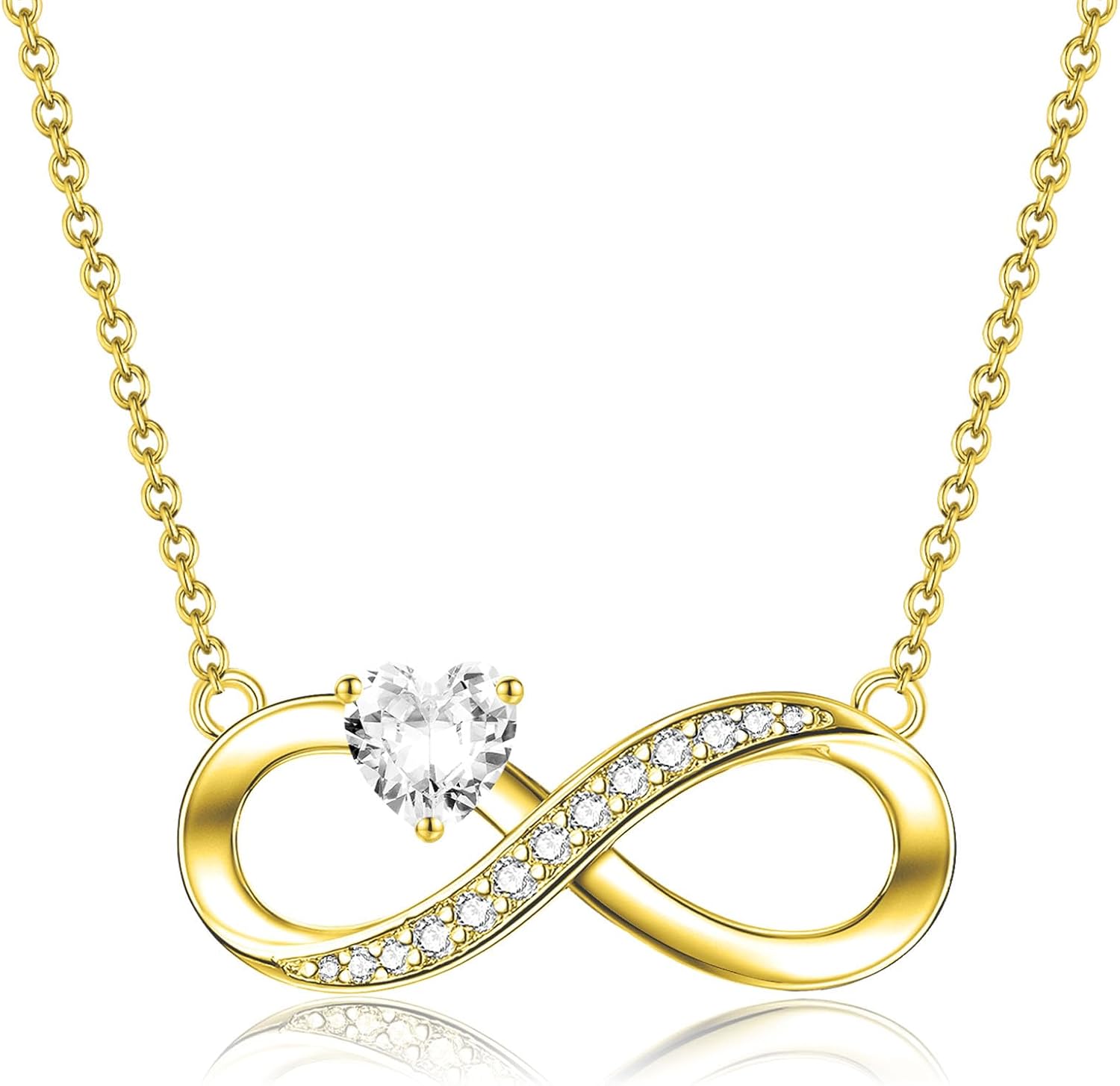 Till Infinity Love Pendant -18KT Gold Plated