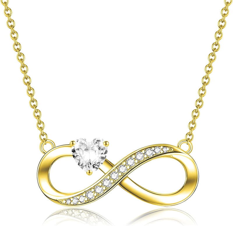 Till Infinity Love Pendant -18KT Gold Plated