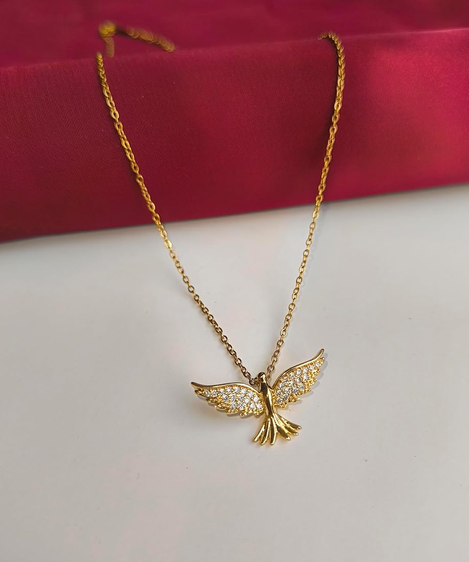 The Phoenix Pendant -18KT Gold Plated