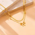 Pookie Bow Multilayer Pendant -18KT Gold Plated