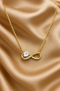 Till Infinity Love Pendant -18KT Gold Plated