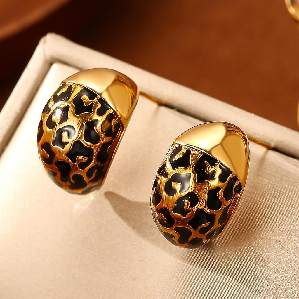 The Wildcat Stud Earrings -18KT Gold Plated