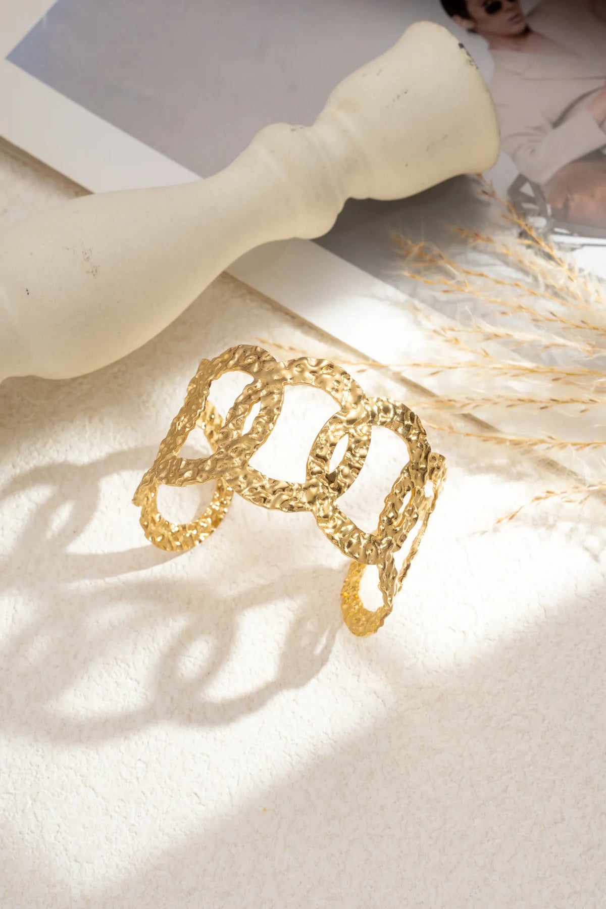Aura Sculpt Ring -18KT Gold Plated