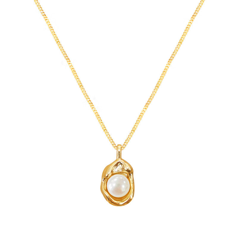 Pearl of Ocean Pendant - Demifine 18KT Gold Plated