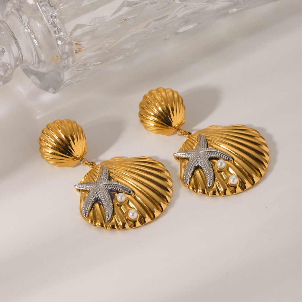 Mermaid Dreams Earring -18KT Gold Plated