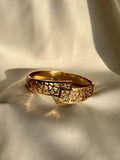 Dubai Bling Cuff Bracelet -18KT Gold Plated
