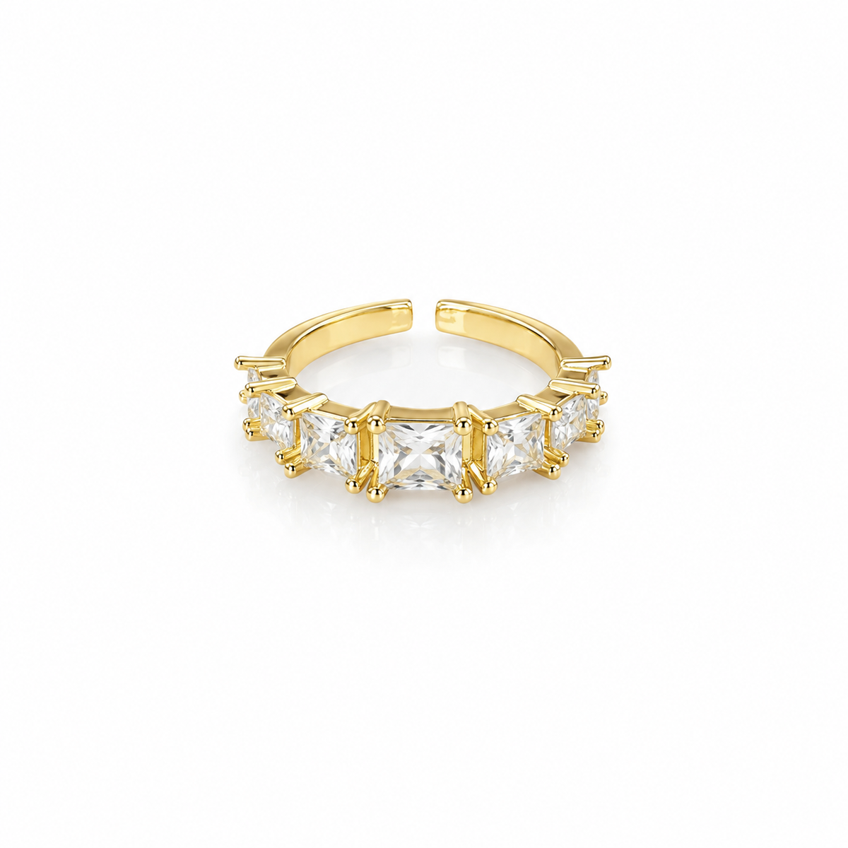 Verde Élan Ring -18KT Gold Plated