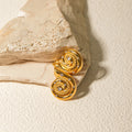 Sirocco Swirl Stud Earrings