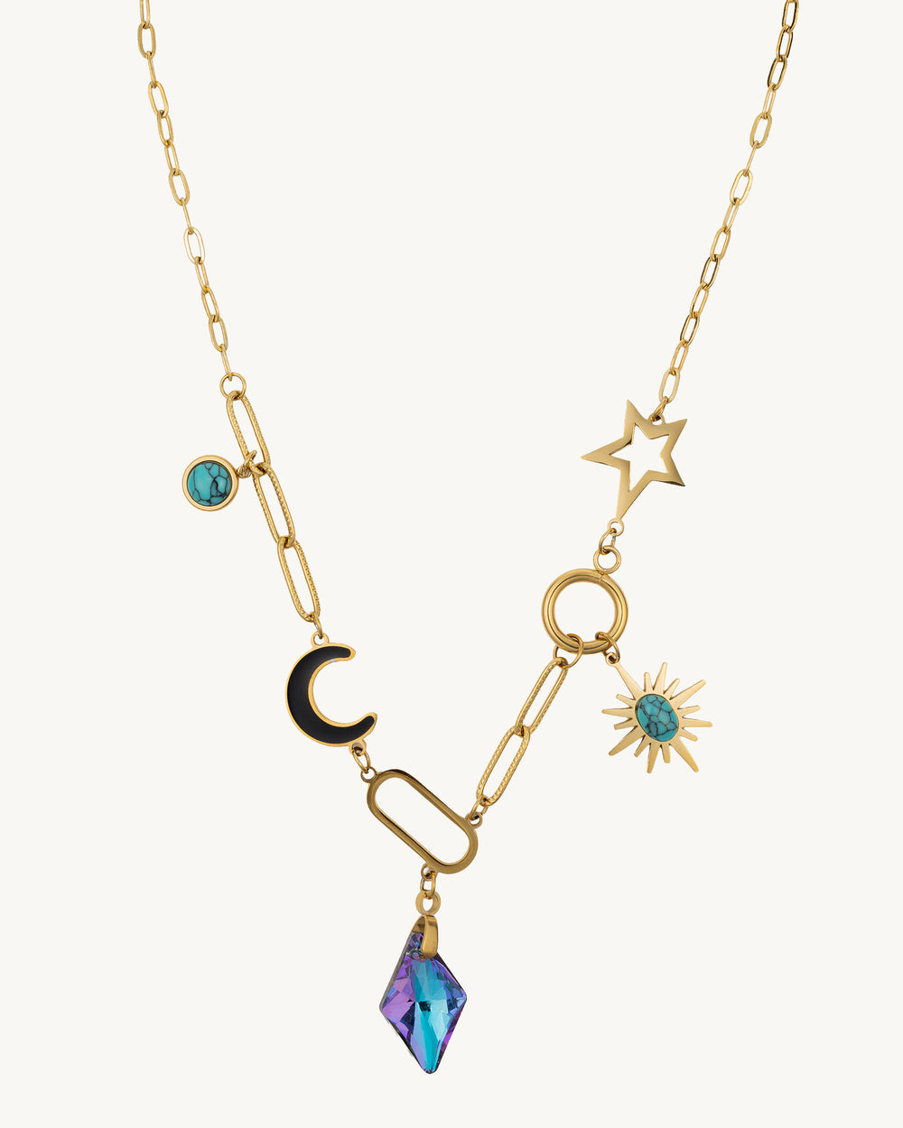Written in the Stars Pendant -18KT Gold Plated