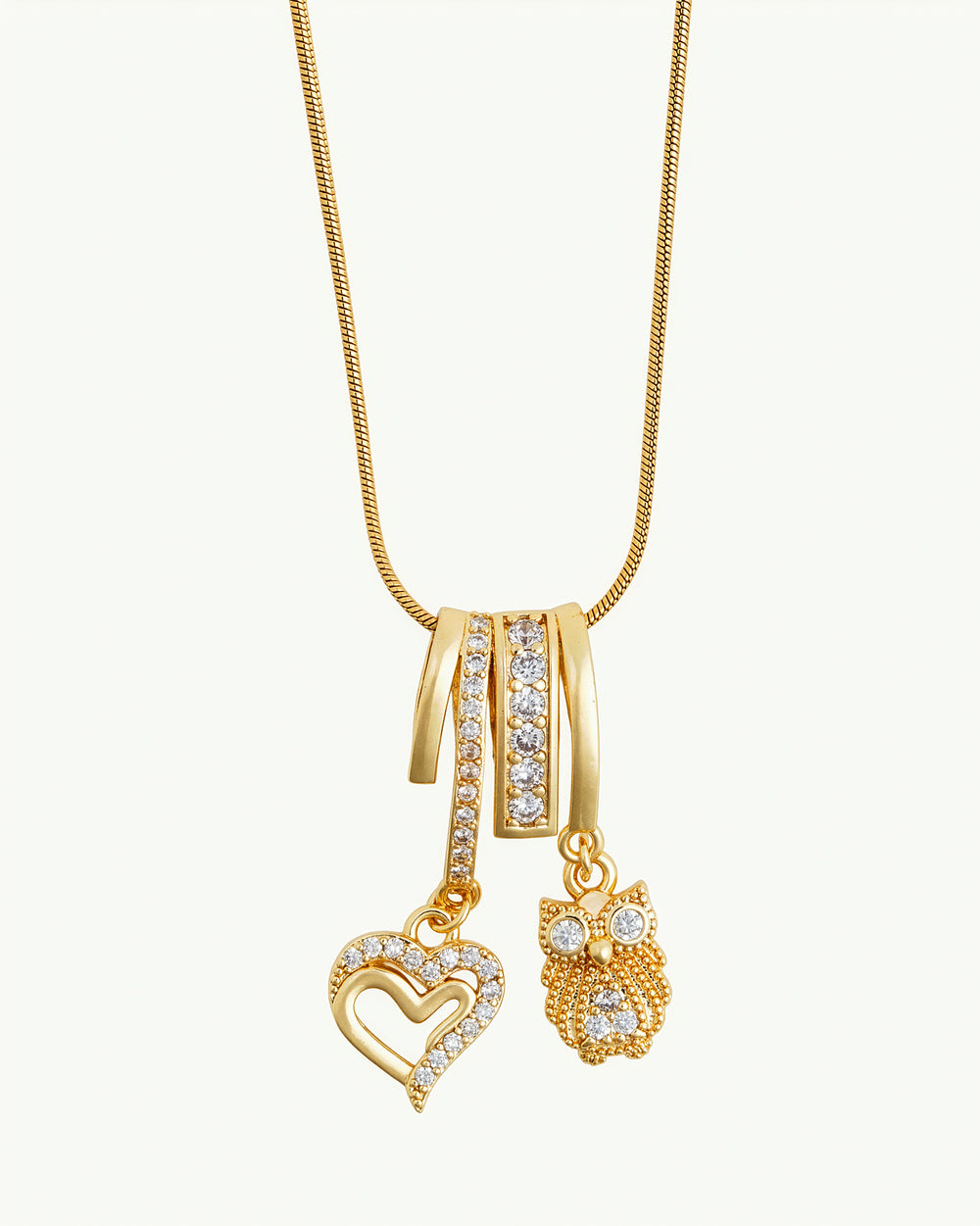 Sage & Soul Charm Pendant - 18KT Gold Plated