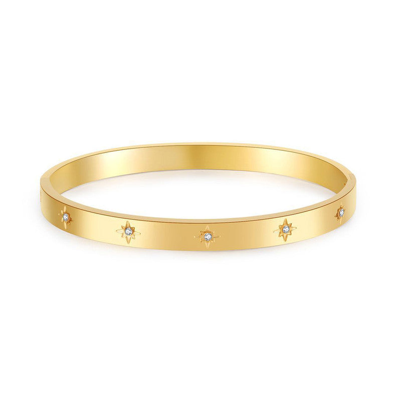 Fault in our Stars Cuff Bracelet - Demifine 18KT Gold Plated