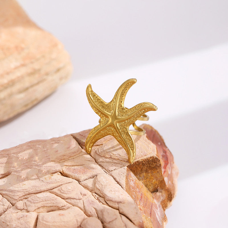 You're a Starfish Statement Ring - Demifine 18kt Gold Plated