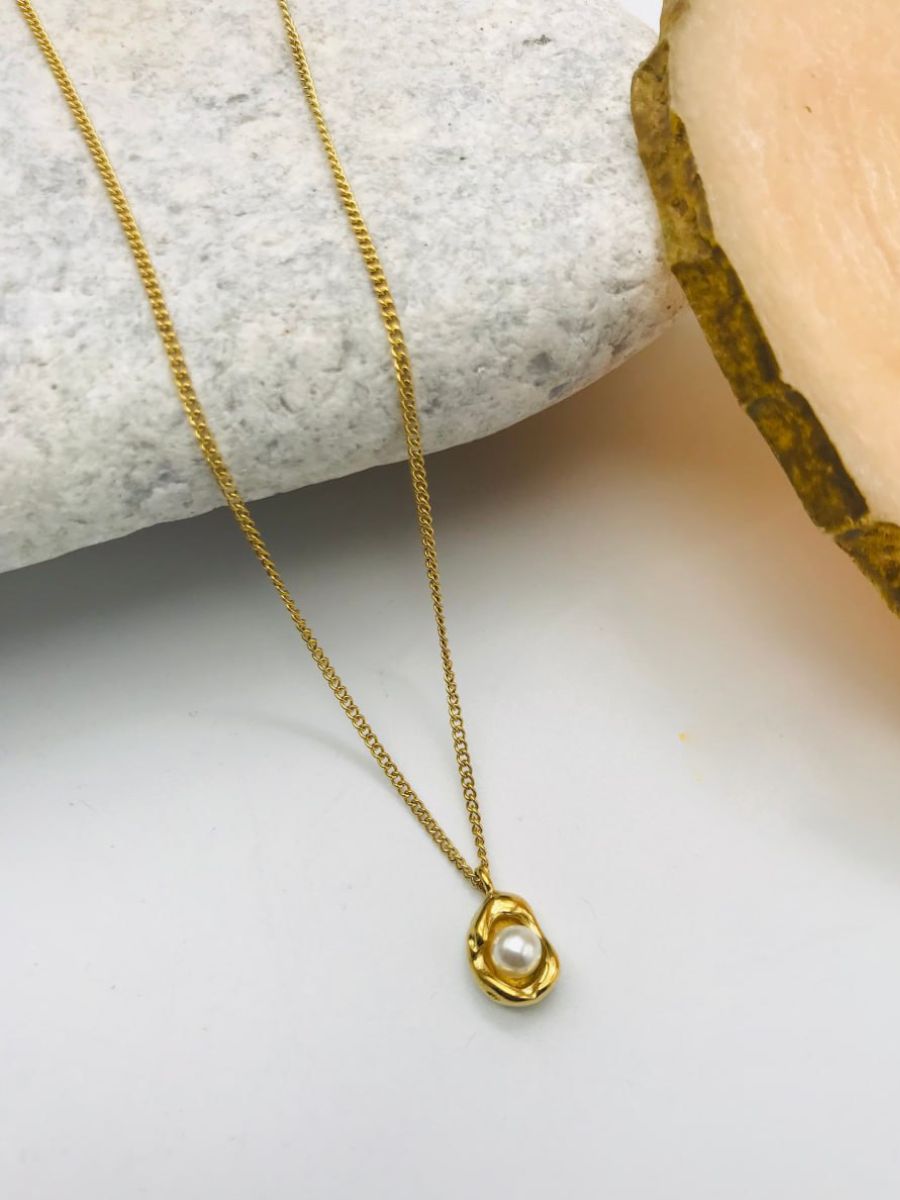 Pearl of Ocean Pendant - Demifine 18KT Gold Plated