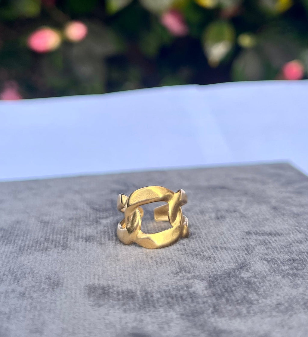 The Eternal Bond Statement Ring - Demifine 18KT Gold Plated