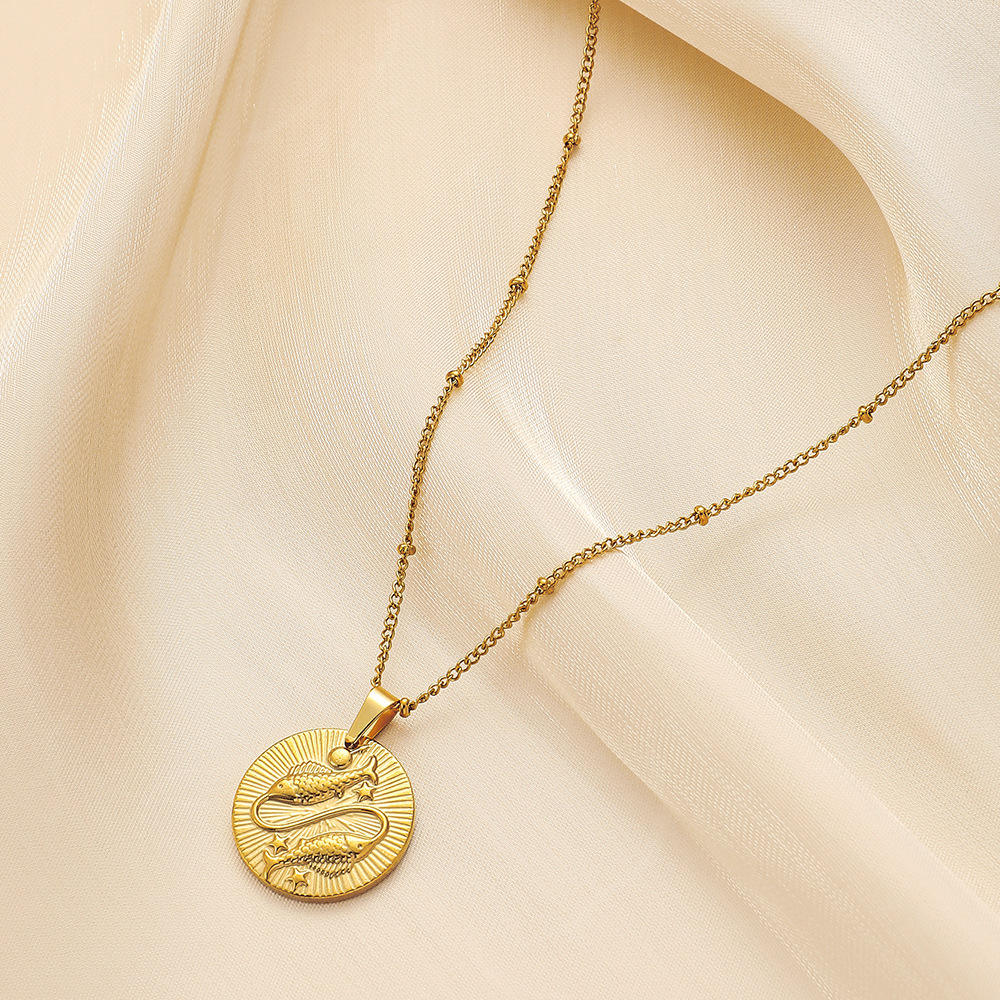 I am a Piscean Pendant -18KT Gold Plated